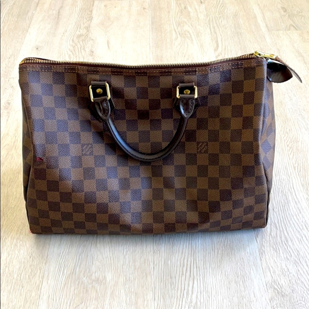 Authentic Louis Vuitton Speedy 35 Damier